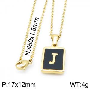 Letter Necklace - KN115671-LB