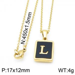 Letter Necklace - KN115673-LB