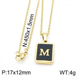 Letter Necklace - KN115674-LB