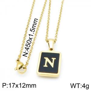 Letter Necklace - KN115675-LB