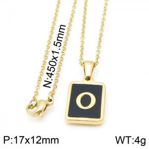 Letter Necklace - KN115676-LB