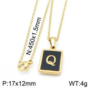 Letter Necklace - KN115678-LB