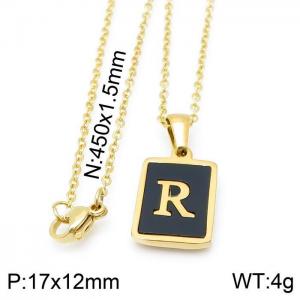 Letter Necklace - KN115679-LB