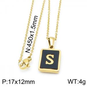 Letter Necklace - KN115680-LB