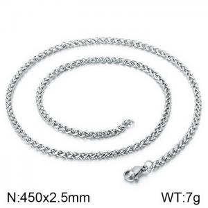 Stainless Steel Necklace - KN115780-Z