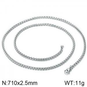 Stainless Steel Necklace - KN115784-Z