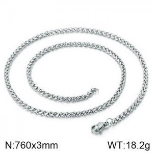 Stainless Steel Necklace - KN115790-Z