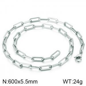 Stainless Steel Necklace - KN115805-Z