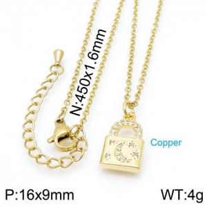 Copper Necklace - KN115854-JT
