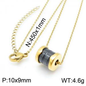 SS Gold-Plating Necklace - KN115898-KFC
