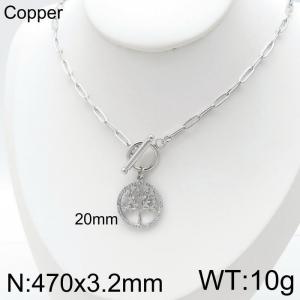 Copper Necklace - KN115985-QJ