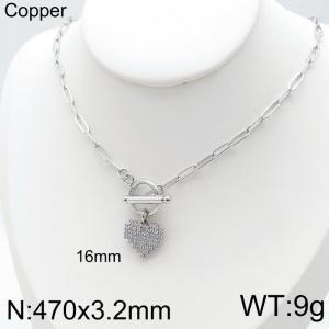 Copper Necklace - KN115994-QJ