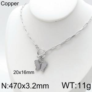 Copper Necklace - KN115997-QJ