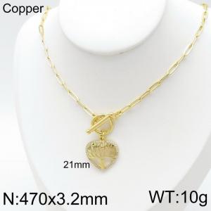 Copper Necklace - KN116016-QJ
