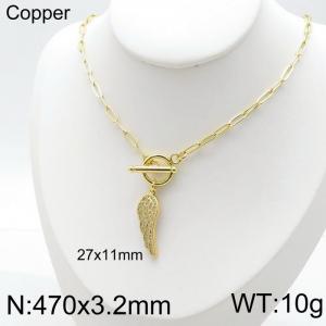 Copper Necklace - KN116019-QJ