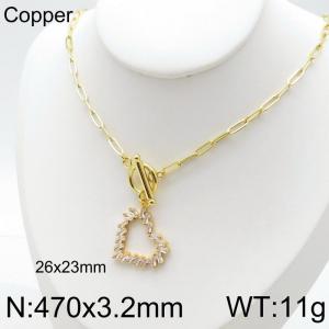 Copper Necklace - KN116024-QJ