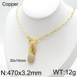 Copper Necklace - KN116028-QJ