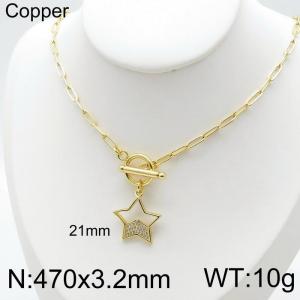 Copper Necklace - KN116032-QJ