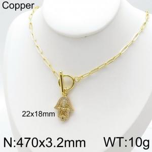 Copper Necklace - KN116036-QJ