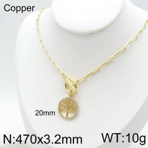 Copper Necklace - KN116041-QJ