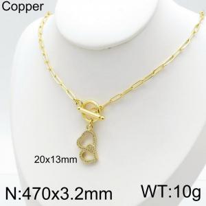 Copper Necklace - KN116059-QJ