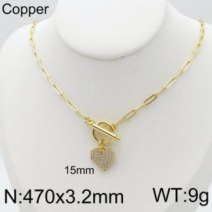 Copper Necklace - KN116062-QJ