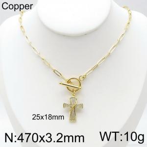 Copper Necklace - KN116066-QJ