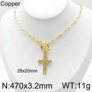 Copper Necklace - KN116067-QJ
