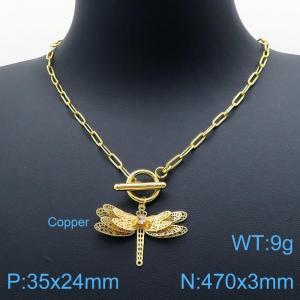 Copper Necklace - KN116894-QJ
