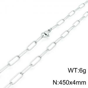 Stainless Steel Necklace - KN117008-Z