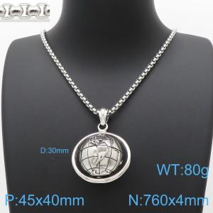 Stainless Steel Necklace - KN117468-K