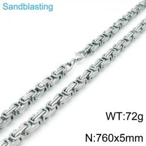 Stainless Steel Necklace - KN117537-Z