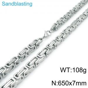 Stainless Steel Necklace - KN117556-Z