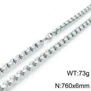 Stainless Steel Necklace - KN118435-Z