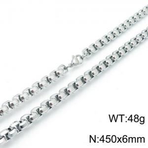 Stainless Steel Necklace - KN118450-Z
