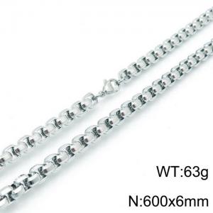 Stainless Steel Necklace - KN118453-Z
