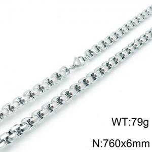 Stainless Steel Necklace - KN118456-Z