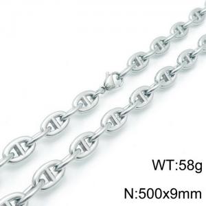 Stainless Steel Necklace - KN118465-Z