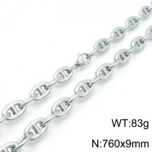 Stainless Steel Necklace - KN118470-Z