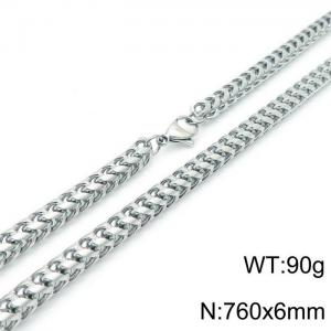 Stainless Steel Necklace - KN118484-Z