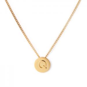 SS Gold-Plating Necklace - KN118655-K