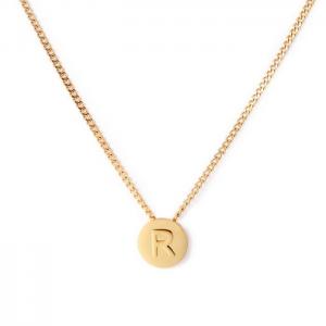 SS Gold-Plating Necklace - KN118656-K