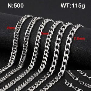 Stainless Steel Necklace - KN118765-Z