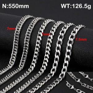 Stainless Steel Necklace - KN118766-Z