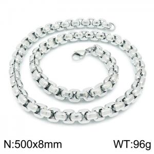 Stainless Steel Necklace - KN119337-Z