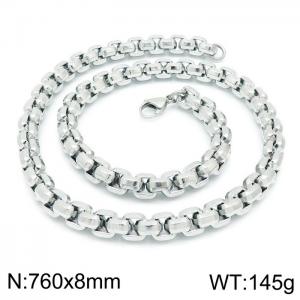 Stainless Steel Necklace - KN119341-Z