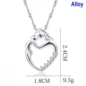 Alloy & Iron Necklaces - KN119436-WGLT