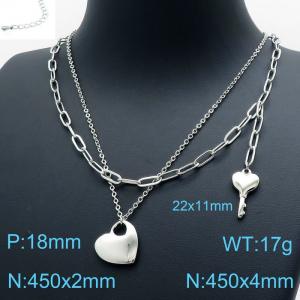 Stainless Steel Necklace - KN119509-Z