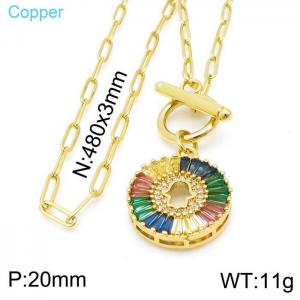 Copper Necklace - KN119570-QJ