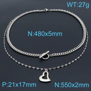 Stainless Steel Necklace - KN1196545-Z